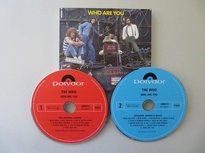 THE WHO - Who Are You Deluxe 2 CD Version 2025 Remaster + Sessions Demos Mixes