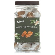 Gourmet Vanilla Caramels All Natural Candy Creamy Individually Wrapped ...