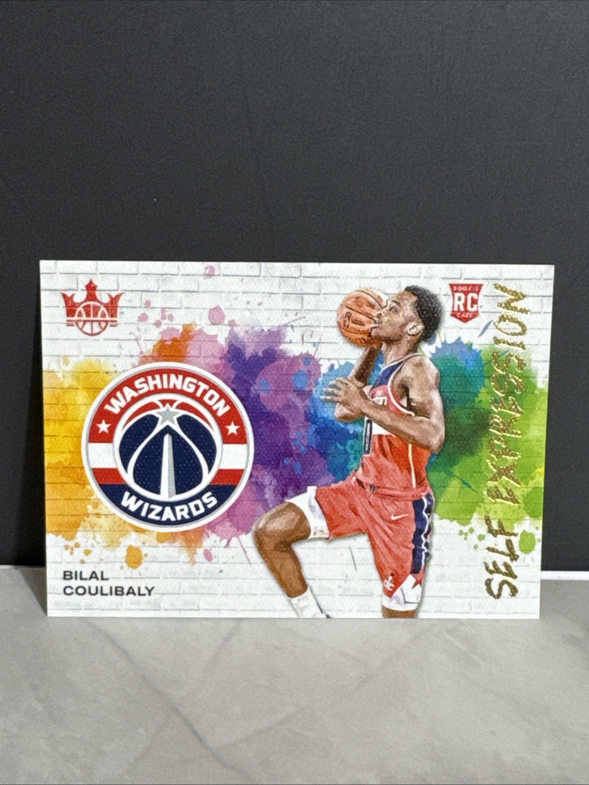 2023-24 Panini Court Kings Self Expression #20 Bilal Coulibaly RC Wizards
