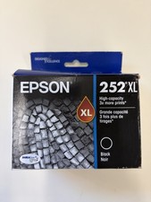 Epson 252XL Black Ink Cartridge T252XL120 Exp 7/2027