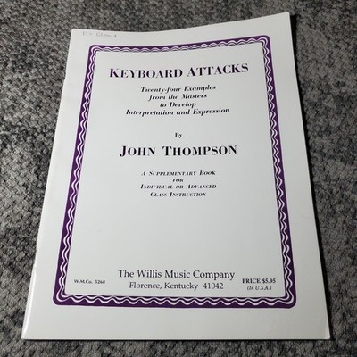 Keyboard Attacks John Thompson Piano Book Willis Music 1948 W.M.Co. 5268