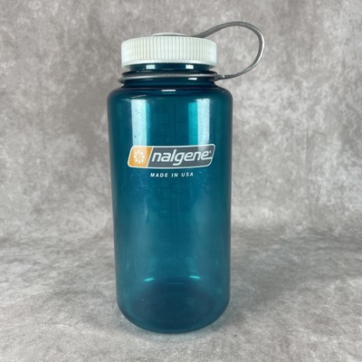 Nalgene 32oz Wide-Mouth Water Bottle Turquoise Blue Green