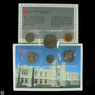 Canada 1987 Uncirculated 6 Coin Set w envelope & cert