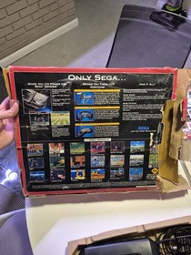 Sega Genesis Model 2 MK-1631 with Box, 2 Controllers, Cords, 14 Games Tested