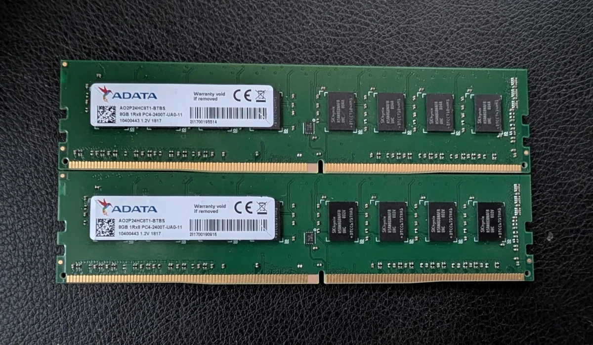 ADATA 8GB DDR4 メモリー (8GB×2枚 16GB) ADATA DDR4 SDRAM 8 GB Capacity per Module Memory (RAM) for sale | eBay