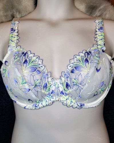 Prima Donna Unlined Lace Embroitered Floral Bra 0162455