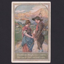 DEUTSCHLAND, Postkarte, Paul Hey, #10, 'Ich muss mich von meinem Bergli trennen'
