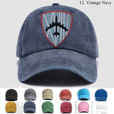 Customized Embroidered Hat US AIR FORCE B-52 STRATOFORTRESS, Trucker Hat, Gift