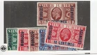 MOROCCO AGENCIES VF-MLH x 2 SETS KGV 1935 SILVER JUBILEES