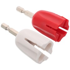 2pcs Guitar String Winder Drill Bit Electric String Changing for Ukulele