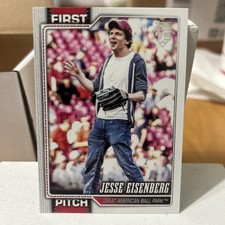 2025 Topps Series 1 Jesse Eisenberg #FP-5 First Pitch Great American Ball Park