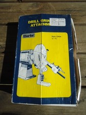 Clarke Drill Grinding Jig 3–19mm for Bench Grinder with Box and Instructions