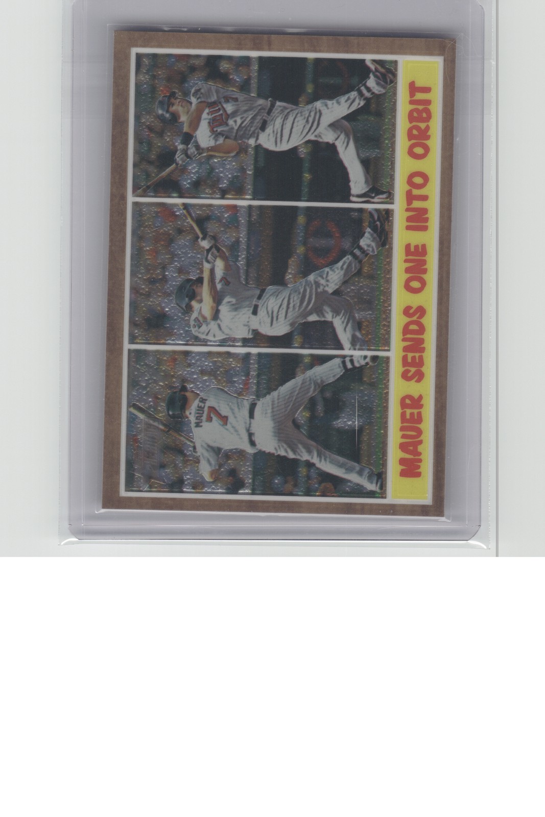 2011 Topps Heritage #C74 Joe Mauer Chrome #/1962 B31R4C19