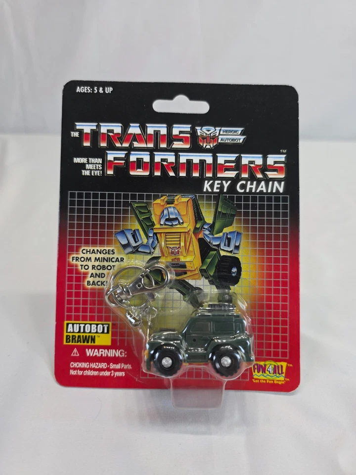 Transformers Key Chain complete set Bumblebee, Cliff Jumper,  Windcharger, Brawn - Image 3 of 4