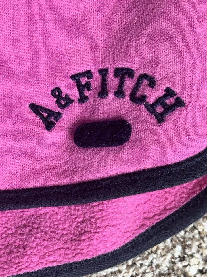 Abercrombie & Fitch Rosa Y2K Suor Esportivo Micro Booty Mini Shorts Lounge Tamanho P - Imagem 3 de 4