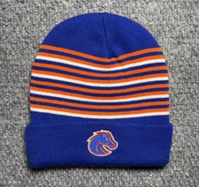Boise State University Broncos Beanie Embroidered Blue Unisex Adult One Size