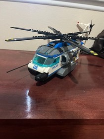 Preowned LEGO City 60046 Helicopter Surveillance NO BOX 99% Complete
