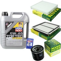 Inspektionspaket 5L Liqui Moly Top Tec 4100 5W-40 FüR Subaru Legacy V Station