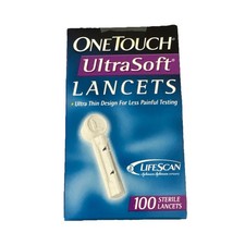 OneTouch Ultra Soft 100 Sterile Lancets New In Box, Factory Sealed By Lifescan