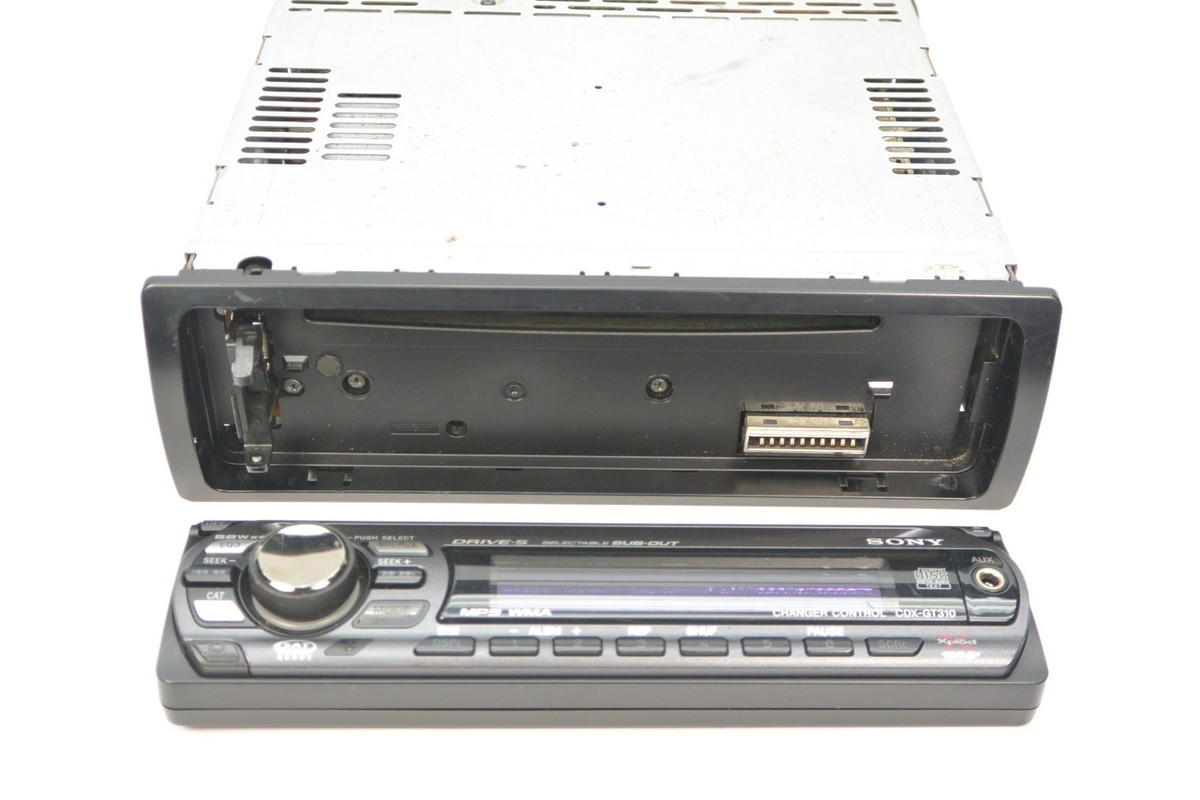 Sony CDX-GT310 Single Din CD Player AM FM Radio High Power Sub Out
