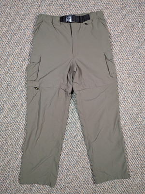 Boy Scouts Of America Mens Convertible Cargo Pants Small 30'' Green Switchback