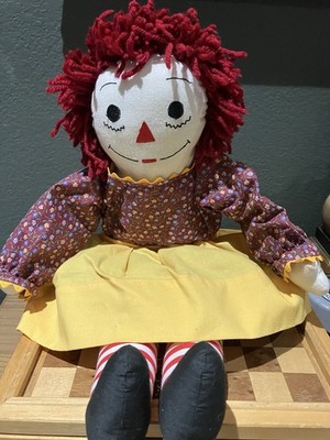 Handmade Ragedy Ann Inspired Rag Doll 18 Inches Tall Handmade Cloth Doll