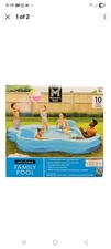 Member's Mark 2-Seater Inflatable Family Pool, 10-Feet Long, 18Inch Height 10ft