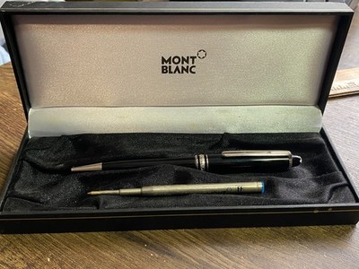Montblanc Mont Blanc Meisterstuck Classique Chrome Trim Ballpoint Pen w/Case