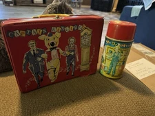 Captain Kangaroo 1964 Lunchbox with Thermos Vintage Rare