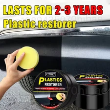 Car Trim Plastic Restorer Back to Black Gloss Auto Polish Repair Coating