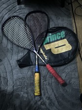 Prince Power Squash Graphalu Twin Set Rackets + Cover