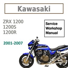 Service manual for Kawasaki Zrx1200R 2001-2007 On Memory Stick