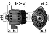 Messmer Lichtmaschine Generator 80A 14V FüR Lada Niva 1700 I 4X4 1.5 16V