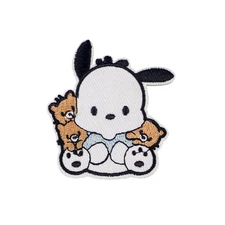 Sanrio Pochacco Kawaii Hello Kitty Patch, Iron On/Sew On