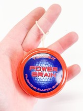 BEAUTIFUL VINTAGE YOMEGA Yo-Yo Power Brain ORANGE FLOATING CLUTCH SYSTEM 2001
