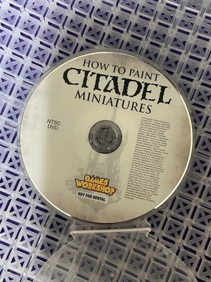 How To Paint Citadel Miniatures Warhammer 40k Games Workshop DVD Only
