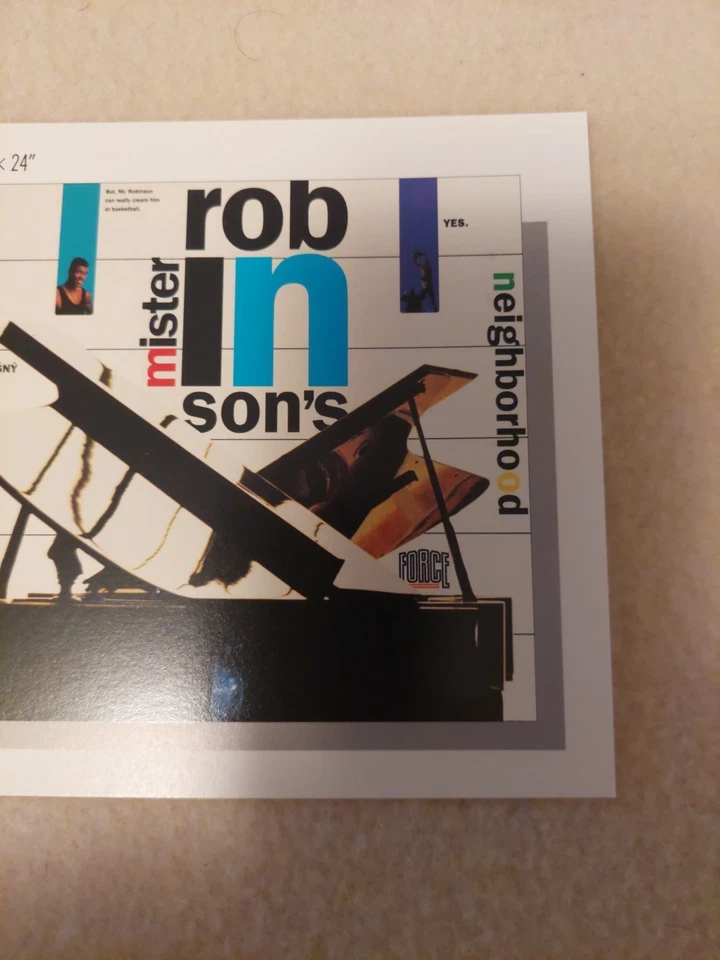 Tarjeta póster vintage Nike "Piano Man" David Robinson Foto 3 de 4