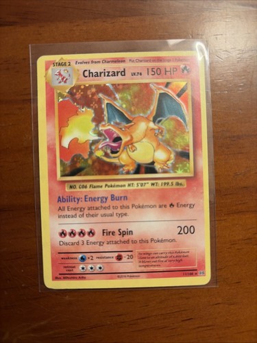 Charizard 11/108 Evolutions Holo