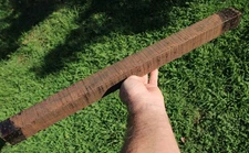 Bocote Wood 1-1/2" x 1-1/2" x 24" Turning Blank Waxed Ends Air Dried Ten Years