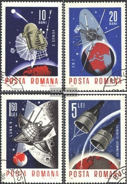 Roumanie 2509-2512 (édition complète) neuf 1966 mondiale de l'espace 1966 - Photo 1/1