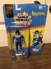 Rare McFarlane Gold Label Super Powers Nightwing Figure Moc.