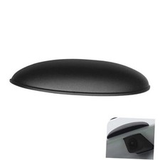 Car Rear View Camera Cover, Wider Longer Waterproof Protective 1 PC Black