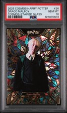2025 KAKAWOW COSMOS HARRY POTTER COSMOS STAINED GLASS DRACO MALFOY 7/50 PSA 10