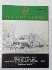 O Scale Railroading Magazine December 1969 Model Trains Model Railroad