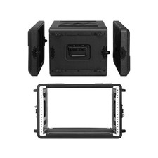 6U Rack Case Shallow 17" Depth, 19" Rackmount Flight Cases Easy Installation ...