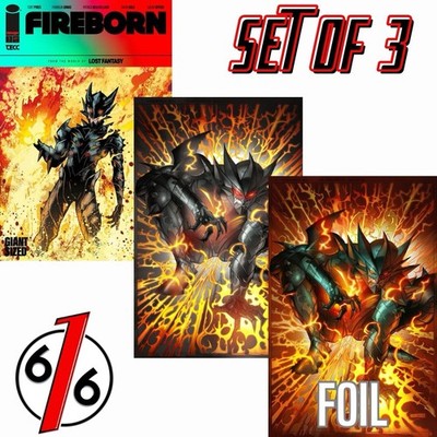   FIREBORN #1 ALAN QUAH 616 Virgin Variant AB & MULHOLLAND Cvr A Set LTD 500
