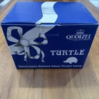 VTG Quoizel Stained Glass Tiffany Style Turtle Accent Table Lamp Light NEW NIB