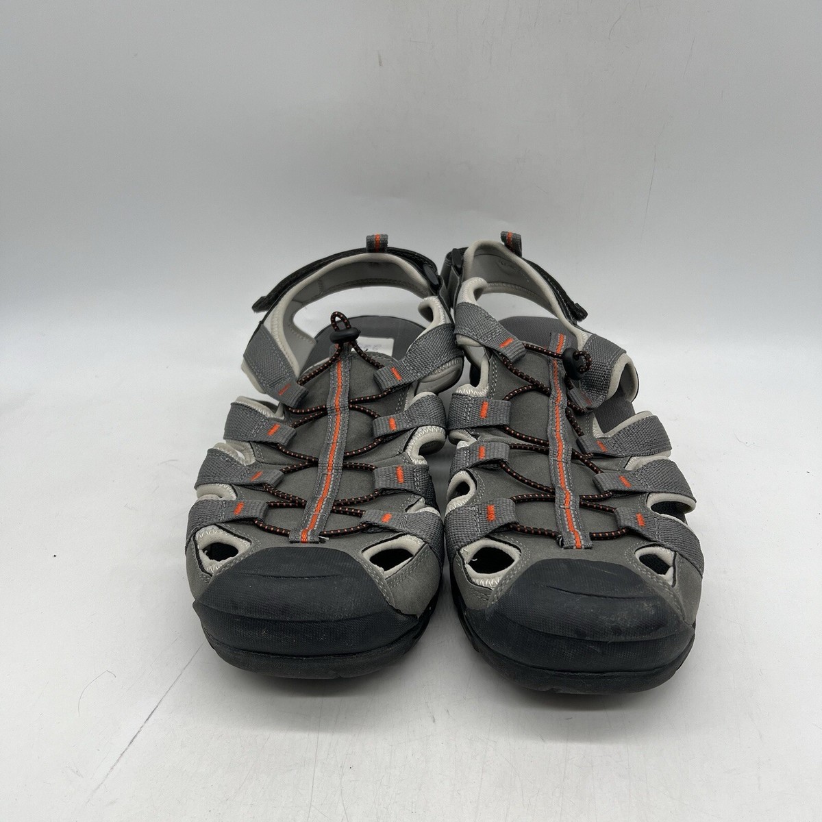 Falls Creek Sportsman Grey Sport Sandal Size 13 M Falls Creek Sportsman Mens Closed-Toe Sandals Fisherman Size  main image 4