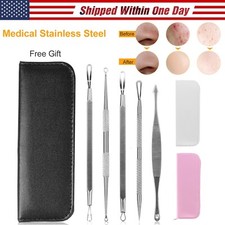 Acne Blackhead Remover Tool Kit Pimple Blemish Comedone Extractor Set USA