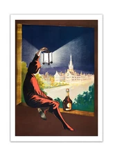 Benedictine LEONETTO CAPPIELLO Illustration 1907 Vintage LIQUEUR Poster Print
